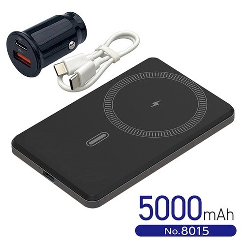 準固体モバイルバッテリー 5000mAh BK D