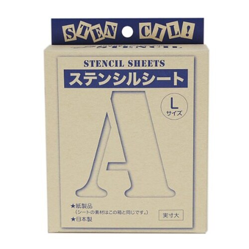 ジョーホクステンシルシート大文字L