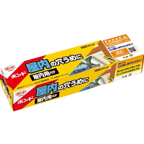 ボンド屋内用パテ120mL白