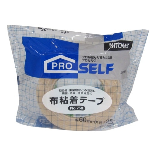No.750布粘着テープ(ピロー)60mm×25m