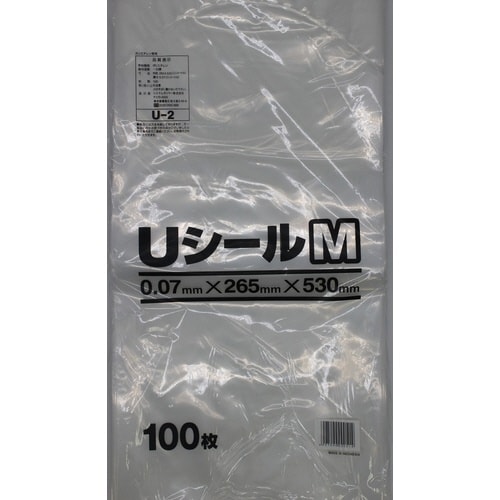 Uシールポリ袋 M 100枚×5