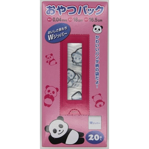 パンダ柄 おやつパック20枚×24