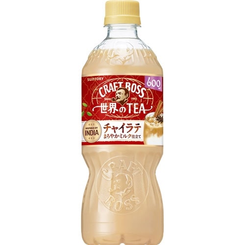 クラフトボスTEAチャイラテ600ml×24本