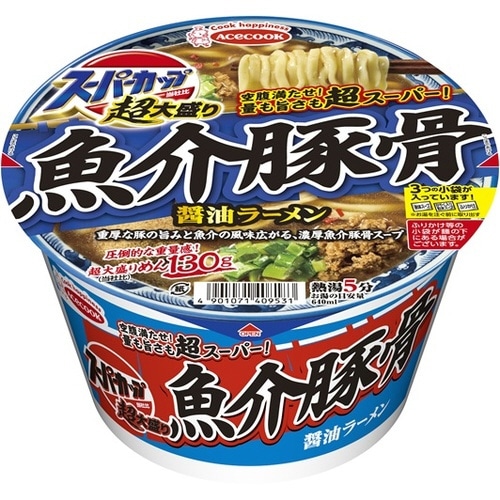 スーパーカップ超大盛り魚介豚骨醤油ラーメン12個