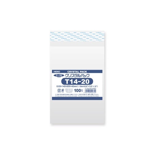 OPP袋クリスタルパックT14−20100枚×10