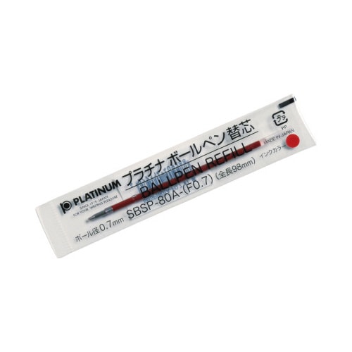 低粘度油性ボールペン替芯0.7mm 赤