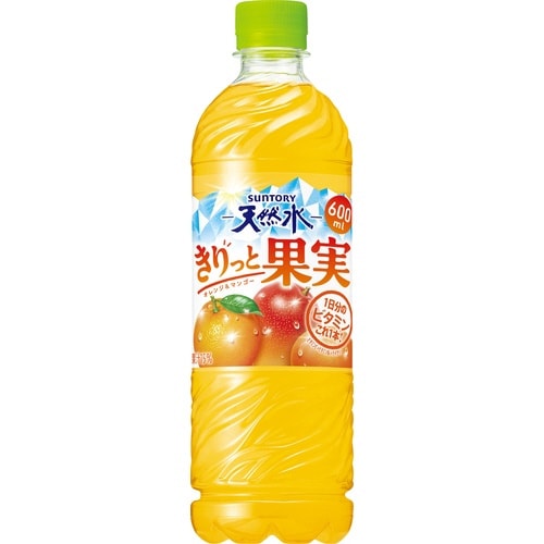 サントリー天然水オレンジ&マンゴー600ml24本