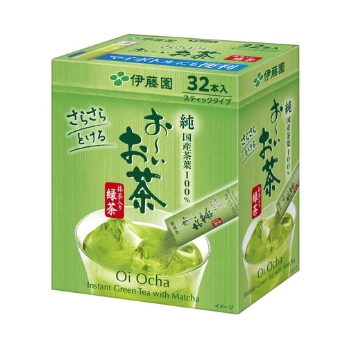 おーいお茶抹茶入りさらさら緑茶スティック 32本