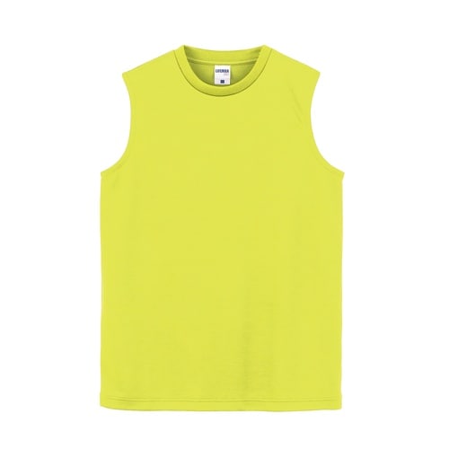 ノースリーブドライTシャツ ケイコウイエローXS