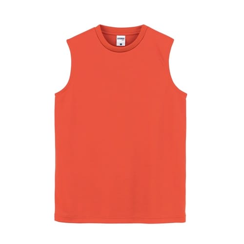 ノースリーブドライTシャツ ケイコウオレンジS
