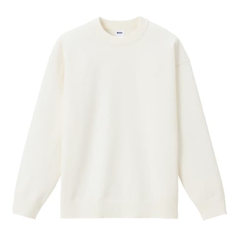 ウォッシャブルニット アイボリーL