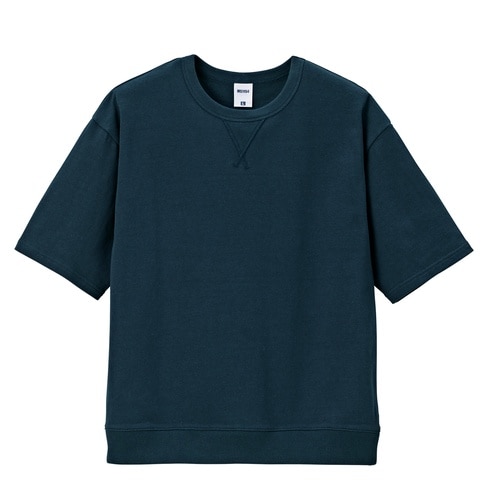 ガゼット付きTシャツ ネイビーL