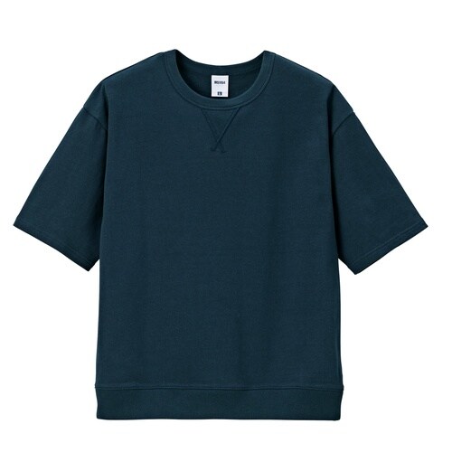 ガゼット付きTシャツ ネイビーM