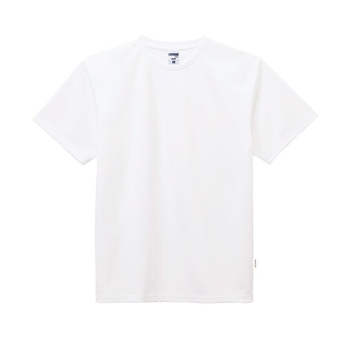 ドライTシャツ(ポリジンW加工)ホワイトM