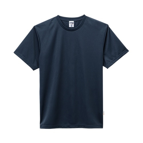 ドライTシャツ(ポリジンW加工)ネイビーM