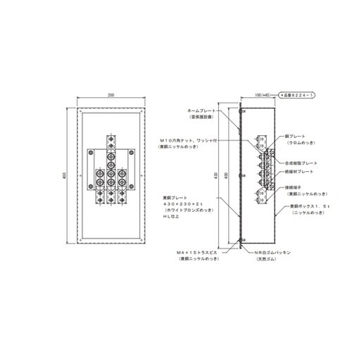 端子ボックス 国土交通省仕様 8224