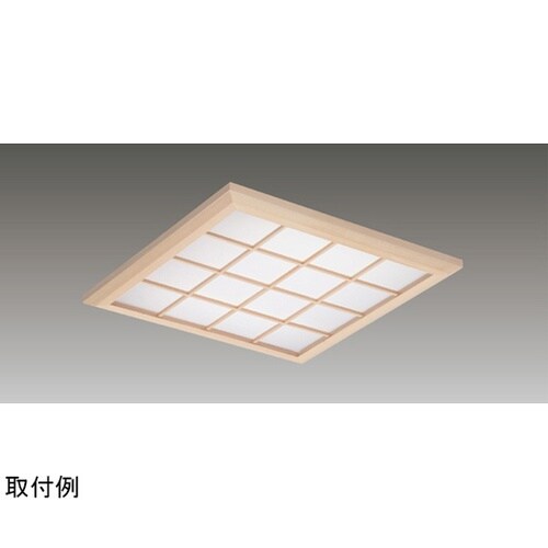 ベースライト□450和風格子L色 LEK
