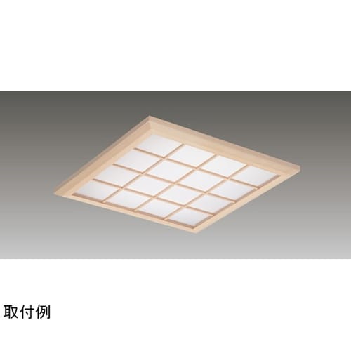 ベースライト□450和風格子N色 LEK