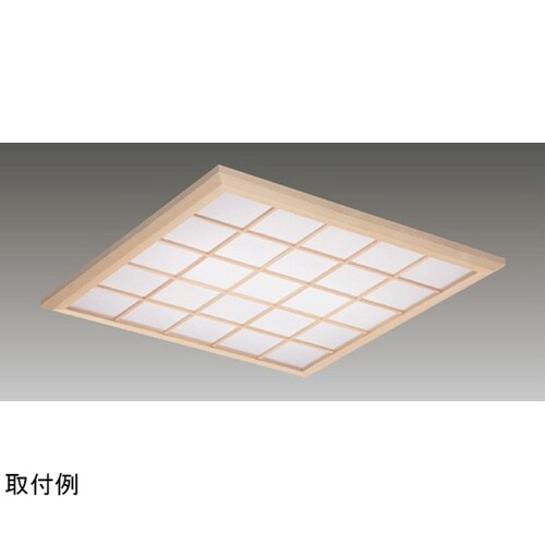 ベースライト□600和風格子L色 LEK
