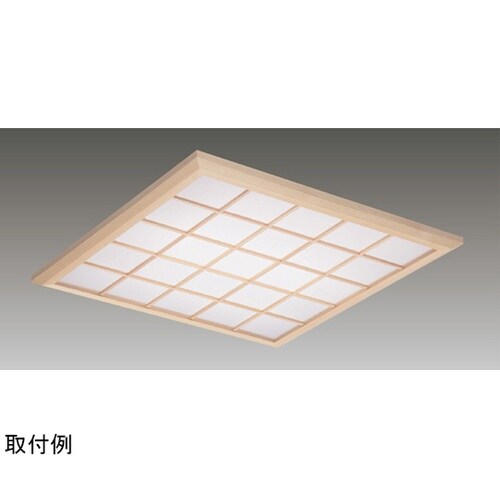 ベースライト□600和風格子N色 LEK