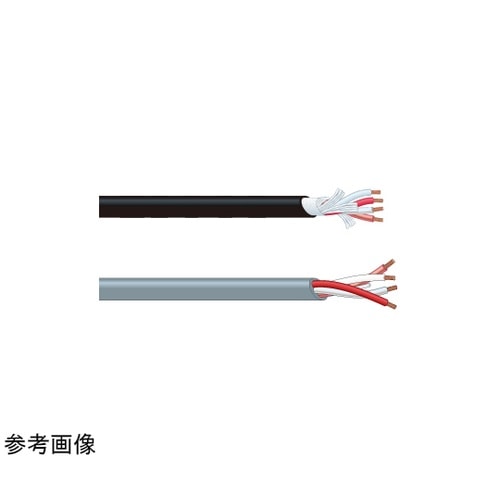4心スピーカケーブル 灰 100m 4S