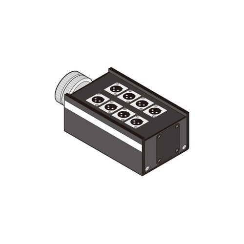 8CHシングルボックス(コネクタ:XLR