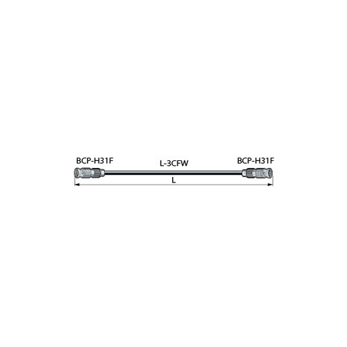 BNCケーブル 黒 0.5m DH3C0
