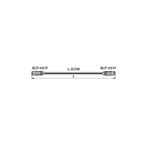 BNCケーブル 黒 3m DH3C03−