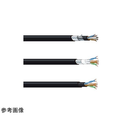 Cat6ALANケーブル 黒 200m