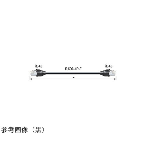 Cat6LAN接続ケーブル 2m 黒 N