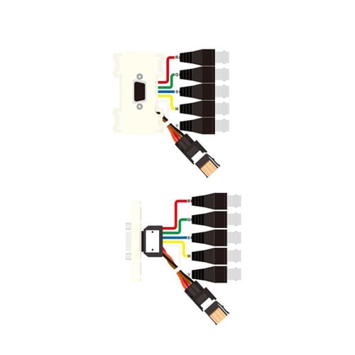CPシリーズ 壁用AVコンセント D−s