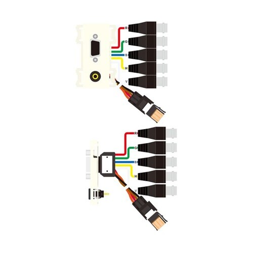 CPシリーズ 壁用AVコンセント D−s