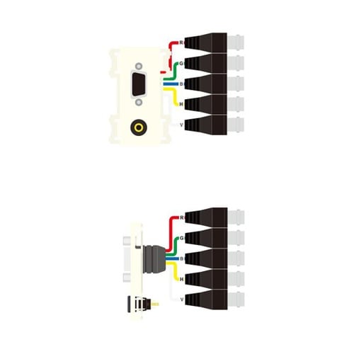 CPシリーズ 壁用AVコンセント D−s