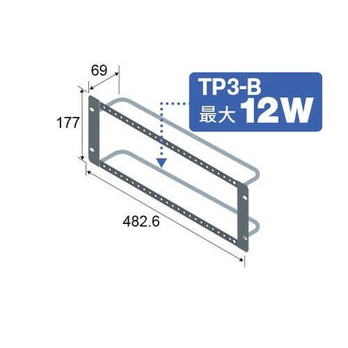 EIA用パネル4U CSW−4UFP−3