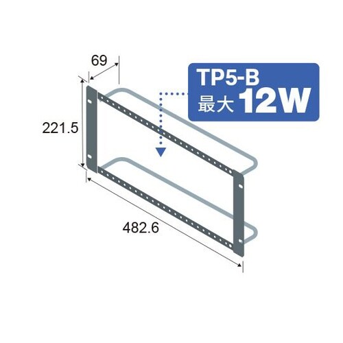 EIA用パネル5U CSW−5UFP−5