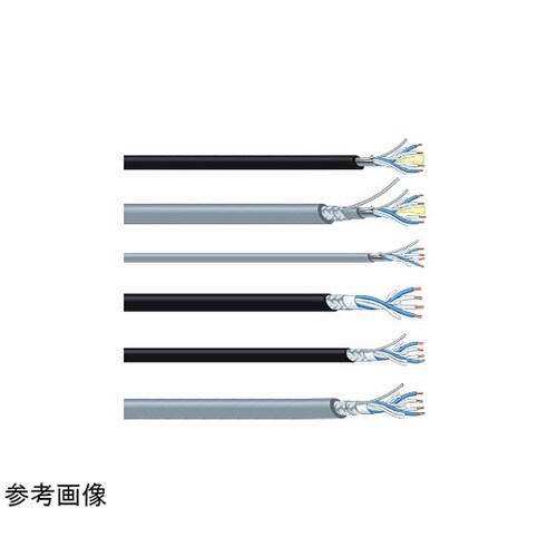 電磁シールドマイクケーブル 灰 200m