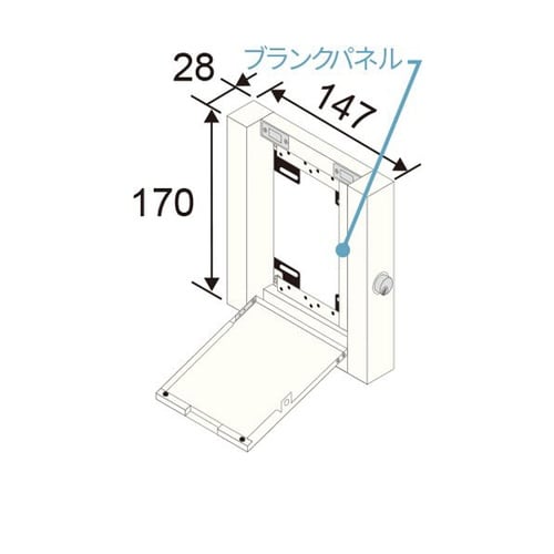 壁用端子盤フレーム CSW−KBFUDK