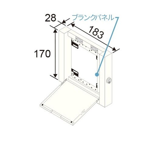 壁用端子盤フレーム CSW−KBFUDK