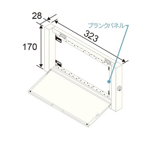壁用端子盤フレーム CSW−KBFUDK