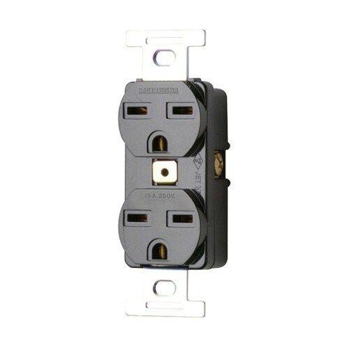 15A 250V 接地埋込ダブルコンセン