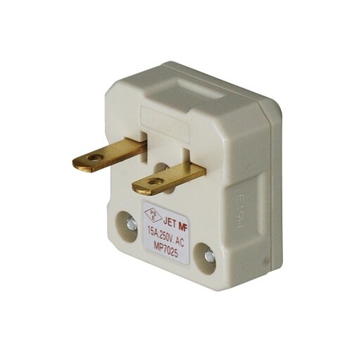 15A 250V L形プラグ(丸形コード