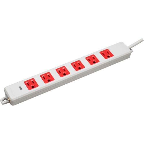 横柄OA用接地タップ6コ口 パイロットラ