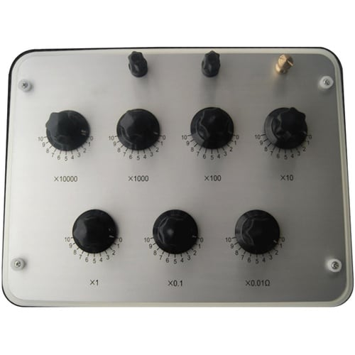 精密ダイヤル式可変抵抗器 0.01Ωー1