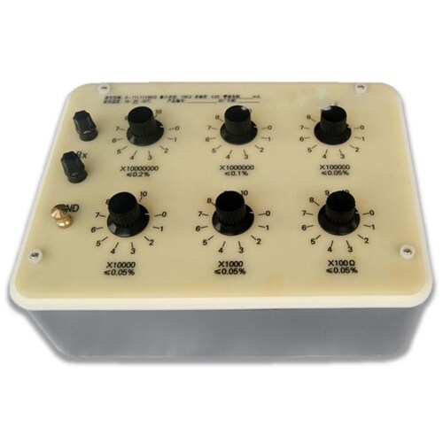 精密ダイヤル式可変抵抗器 100Ωー10