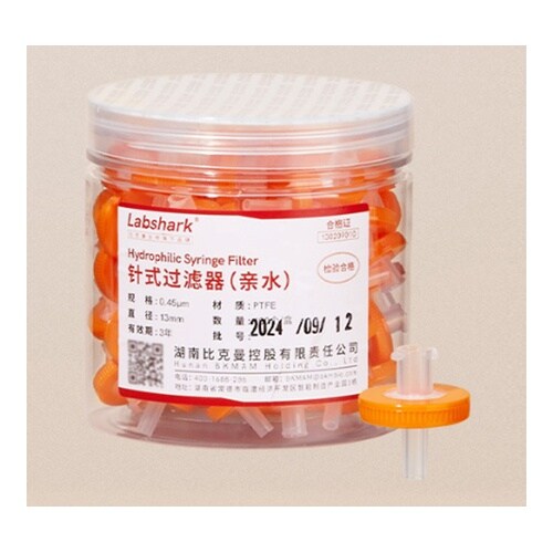 ディスポシリンジフィルタ PTFE 1箱