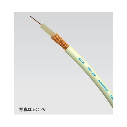5C−2V充実型同軸ケーブル100m巻黒