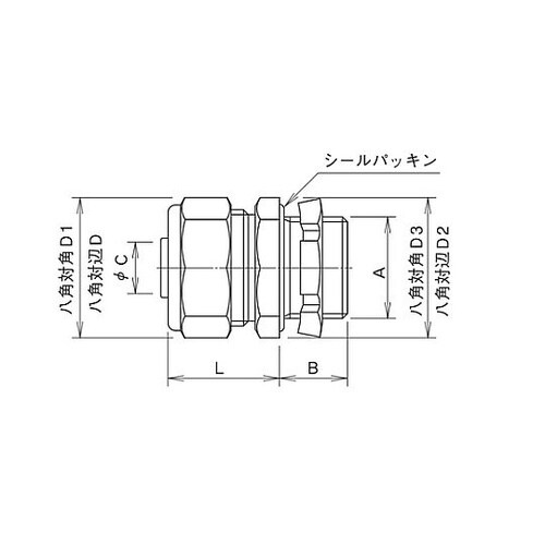 MS28−28 ストレートコネクタ