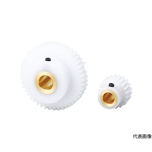 白POM平歯車 S1DB 20B+100