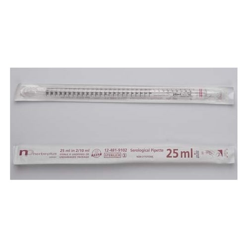 プラスチックピペット 25ml レッド