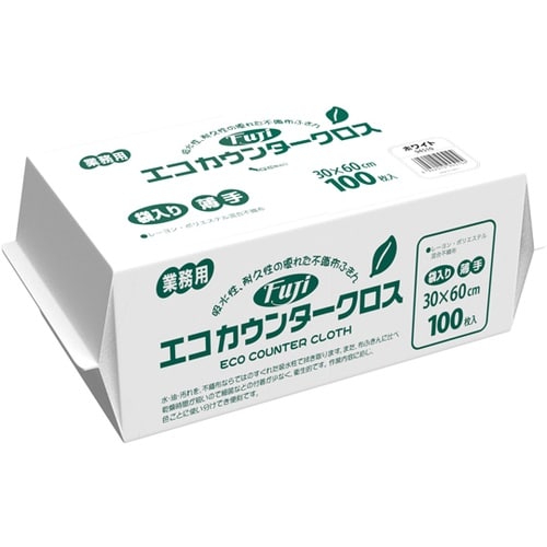 フジ エコカウンタークロス 薄手 ホワイ